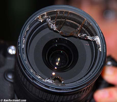 drop test on nikon lens|Dropped my lens .